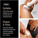 Braun Silk·épil 9 Flex 9-481 3D Epilator - White/Gold thumbnail 4