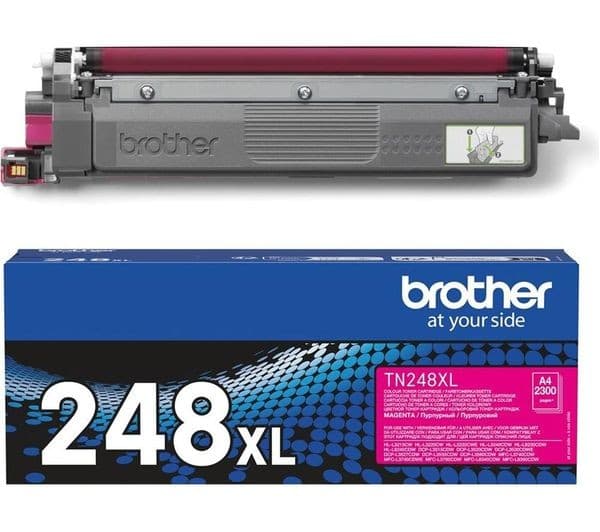 Brother TN248XLM High Yield Original Toner Cartridge - Magenta - Image 2