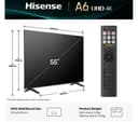 Hisense A6Q 4K UHD HDR Smart LED TV with Freely - 55-inch (55A6QTUK) thumbnail 2