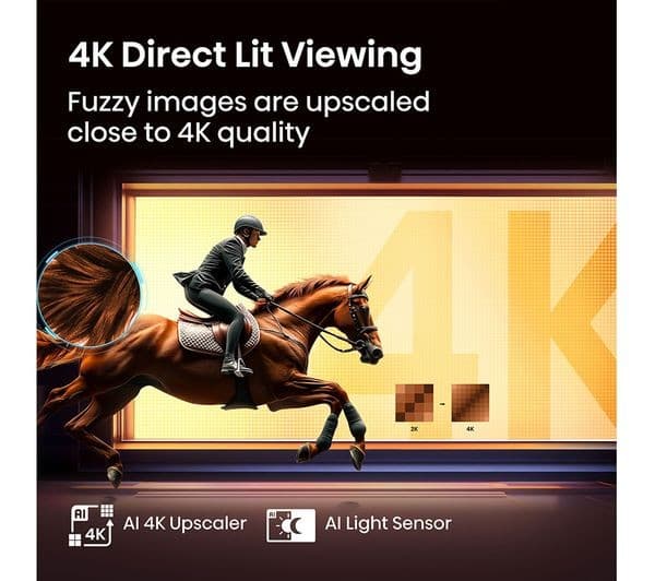 Hisense A6Q 4K UHD HDR Smart LED TV with Freely - 55-inch (55A6QTUK) - Image 5