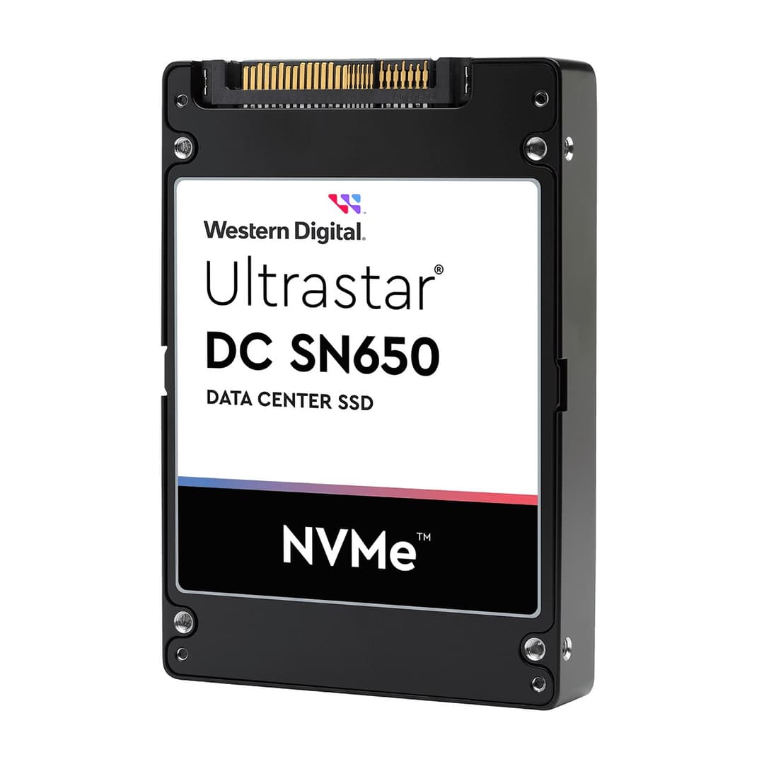 Western Digital Ultrastar DC SN650 U.3 2.5-inch PCIe 4.0 NVMe SSD 7.68TB - WUS5EA176ESP5E3 - Image 1