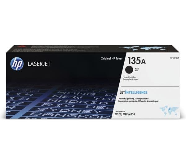 HP 135A Standard Yield Black Original LaserJet Toner Cartridge (W1350A) - 1,100 Pages - Image 1