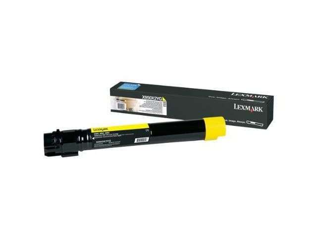 Lexmark 22Z0011 High Yield Toner Cartridge for XS950/XS955 (22,000 pages) - Yellow - Image 3