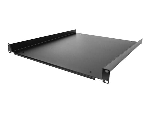 StarTech.com 1U Fixed Server Rack Mount Shelf, 20in Deep Steel Universal Cantilever Tray for 19" AV/Data/Network Equipment Rack with Cage Nuts & Screws, 55lbs Weight Capacity, 20" Deep - 1U Network Rack Shelf - rack shelf - 1U - Image 1