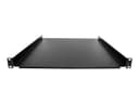 StarTech.com 1U Fixed Server Rack Mount Shelf, 20in Deep Steel Universal Cantilever Tray for 19" AV/Data/Network Equipment Rack with Cage Nuts & Screws, 55lbs Weight Capacity, 20" Deep - 1U Network Rack Shelf - rack shelf - 1U thumbnail 2