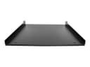 StarTech.com 1U Fixed Server Rack Mount Shelf, 20in Deep Steel Universal Cantilever Tray for 19" AV/Data/Network Equipment Rack with Cage Nuts & Screws, 55lbs Weight Capacity, 20" Deep - 1U Network Rack Shelf - rack shelf - 1U thumbnail 3