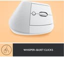 Logitech Lift Vertical Ergonomic Mouse - White thumbnail 7