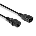 Lindy 0.5m IEC C14 to C13 Mains Extension Cable - Black thumbnail 3