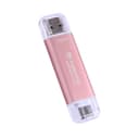 512GB Transcend ESD310 Portable SSD Dual USB 10Gbps (Type-A and Type-C) Pink thumbnail 3
