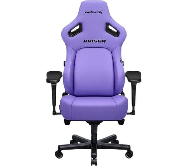 AndaSeat Kaiser 4 Premium Gaming Chair PVC Leather - XL, Zen Purple - Image 1