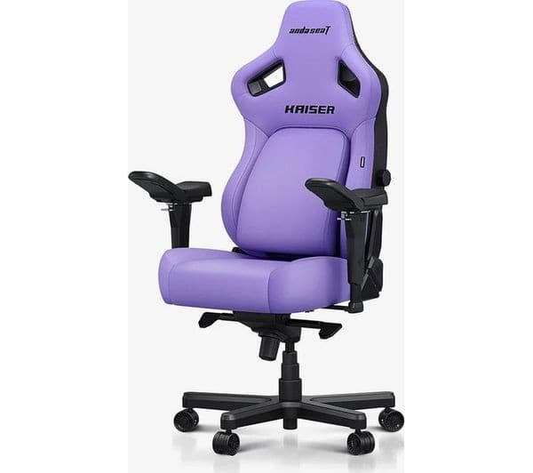 AndaSeat Kaiser 4 Premium Gaming Chair PVC Leather - XL, Zen Purple - Image 2