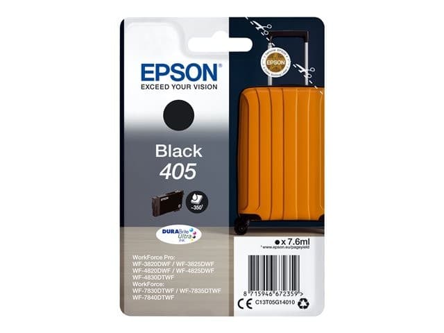 Epson 405 Suitcase DURABrite Ultra Ink Cartridge - Black - Image 1