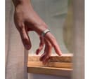Oura Ring 4 Smart Ring - Brushed Silver, Size 9 thumbnail 6