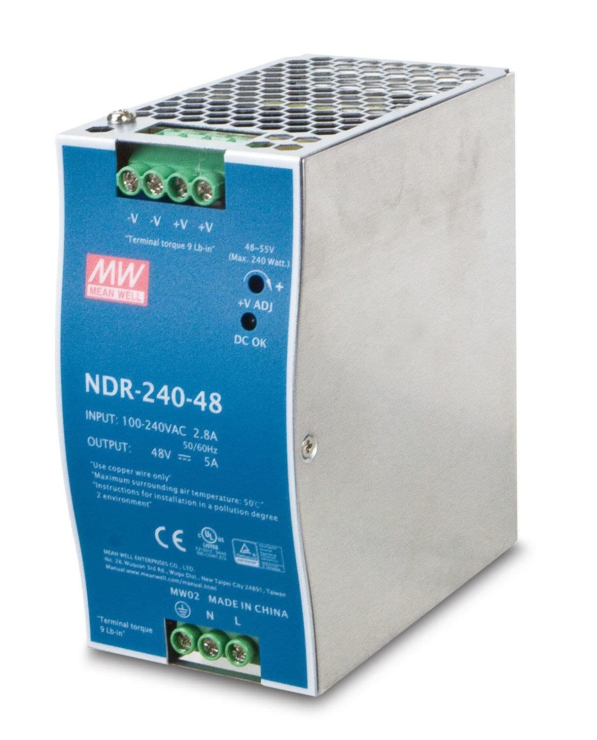 PLANET PWR-240-48 48V 240W DIN-Rail Power Supply (NDR-240-48)