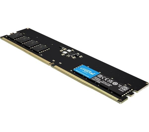 Crucial 8GB (1 x 8GB) DDR5 4800MHz CL40 Desktop Memory (CT8G48C40U5) - Image 1