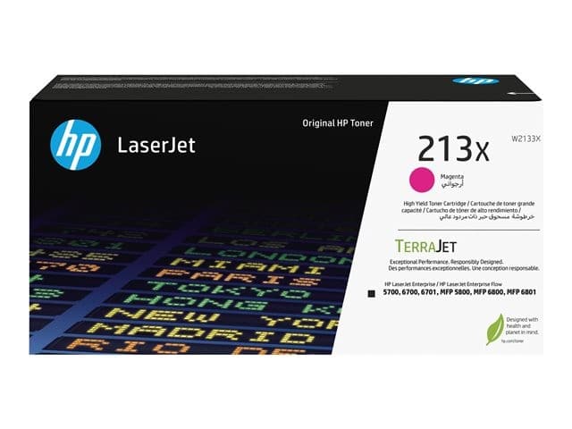HP 213X High Yield Original LaserJet Toner Cartridge - Magenta - Image 3