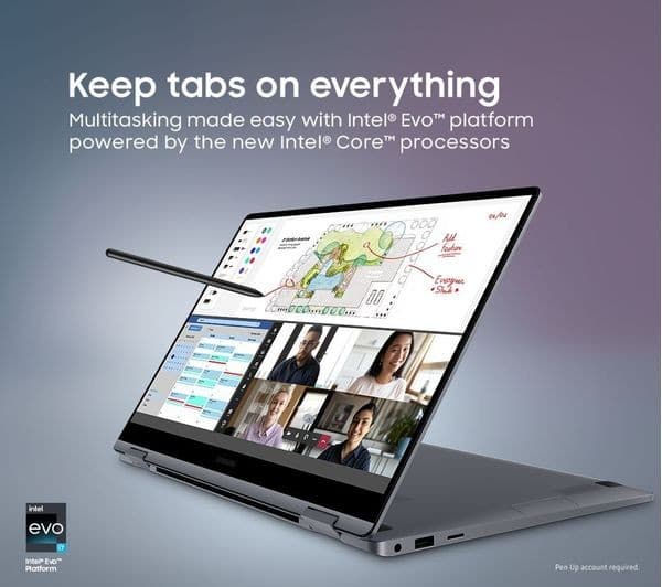 SAMSUNG Galaxy Book4 360 15.6" 2 in 1 Laptop - Intel® Core™ 5, 8 GB RAM, 256 GB SSD, Grey - Image 3