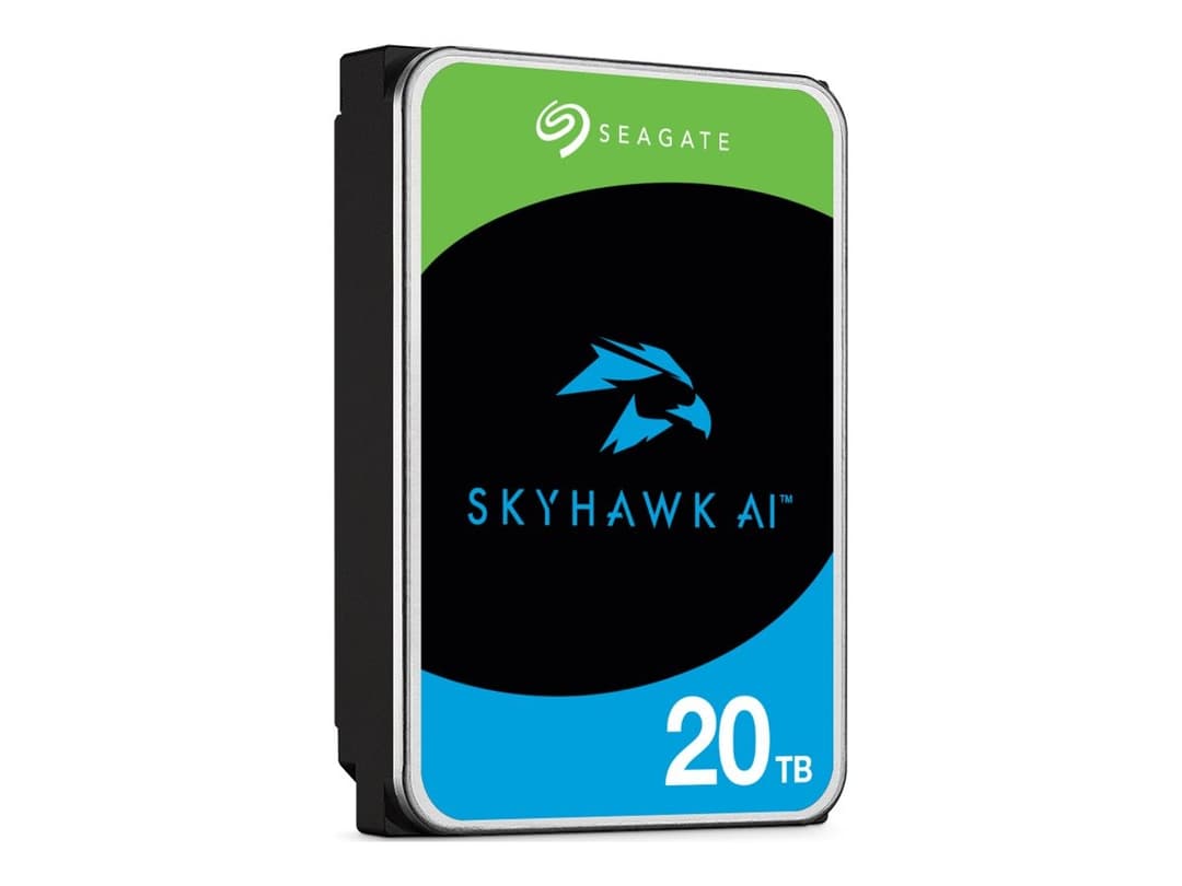 Seagate SkyHawk AI 3.5" SATA III 7200RPM 512MB Cache Surveillance HDD 20TB - Image 1