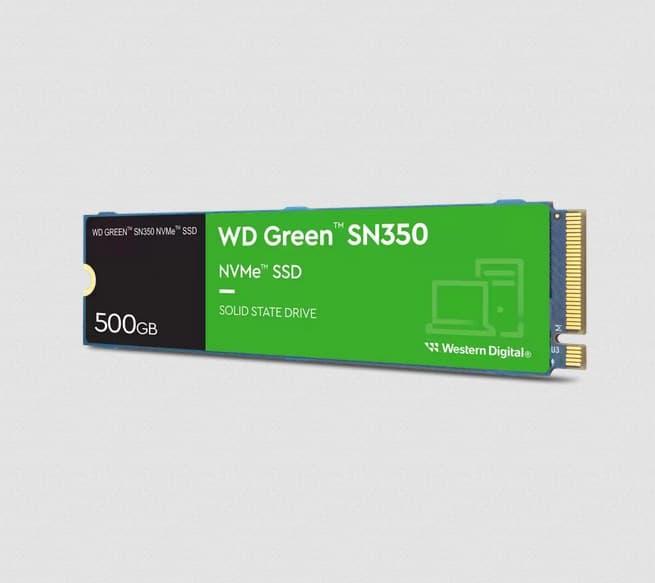 WD Green SN350 M.2 2280 PCIe 3.0 NVMe Internal SSD - 500GB
