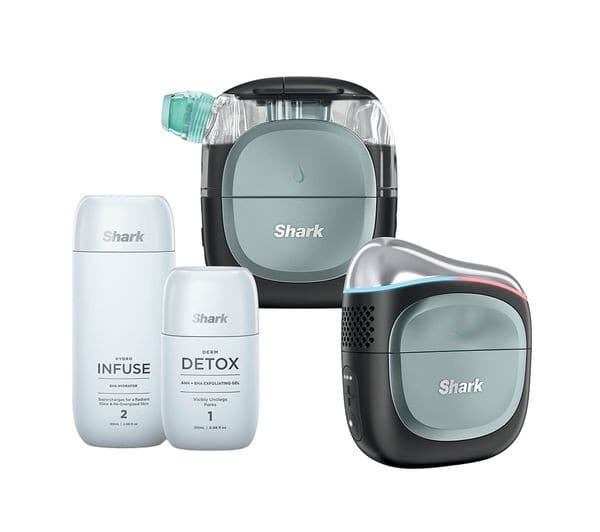 Shark FacialPro Glow + DePuffi At Home Facial - Warm Black