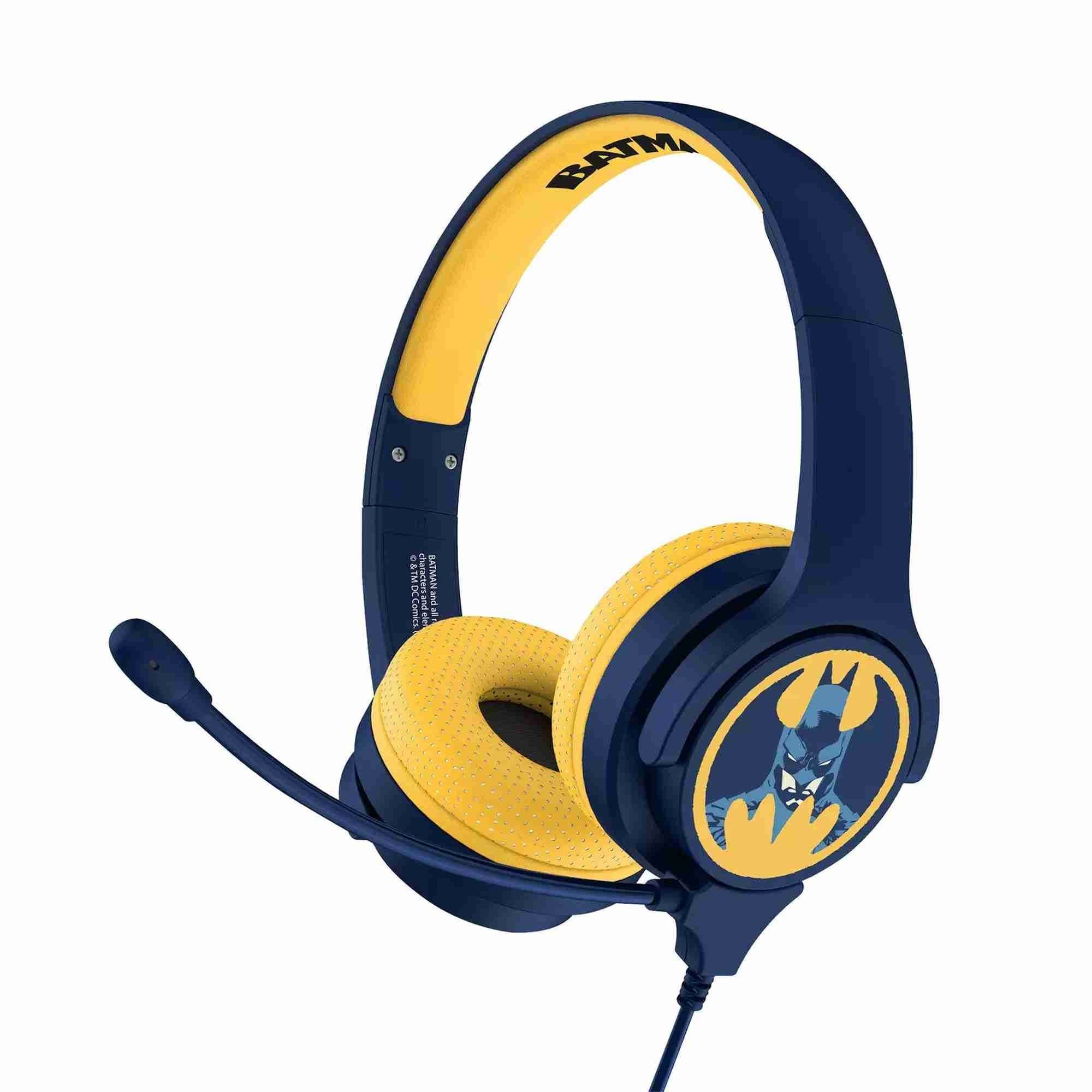 OTL Batman Kids' Interactive Wired Headphones with Microphone