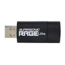 Patriot Supersonic Rage Lite USB 3.2 Gen 1 Type-A Flash Drive 64GB - Black/Blue thumbnail 1