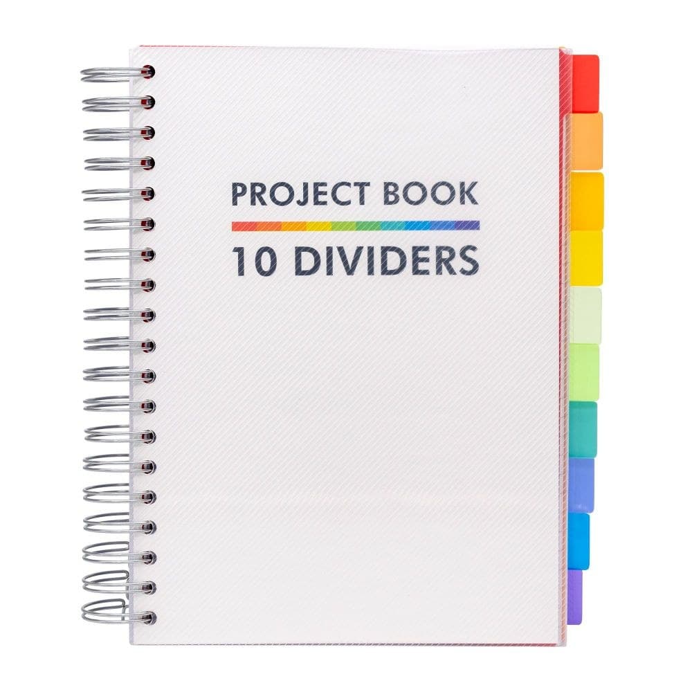 Pukka Pads B5 White Project Book with 10 Dividers 400 Pages 80gsm FSC Mix 9603-PB (Single)