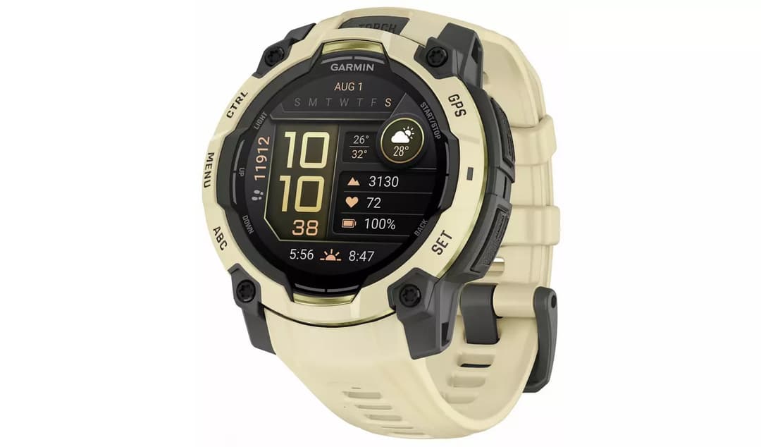 Garmin Instinct 3 AMOLED Smartwatch 45mm Citrine - Image 1