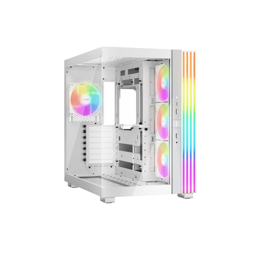 Be Quiet Light Base 600 LX White ATX Midi Tower ARGB Tempered Glass White PC Case
