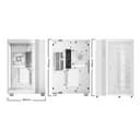 Be Quiet Light Base 600 LX White ATX Midi Tower ARGB Tempered Glass White PC Case thumbnail 2