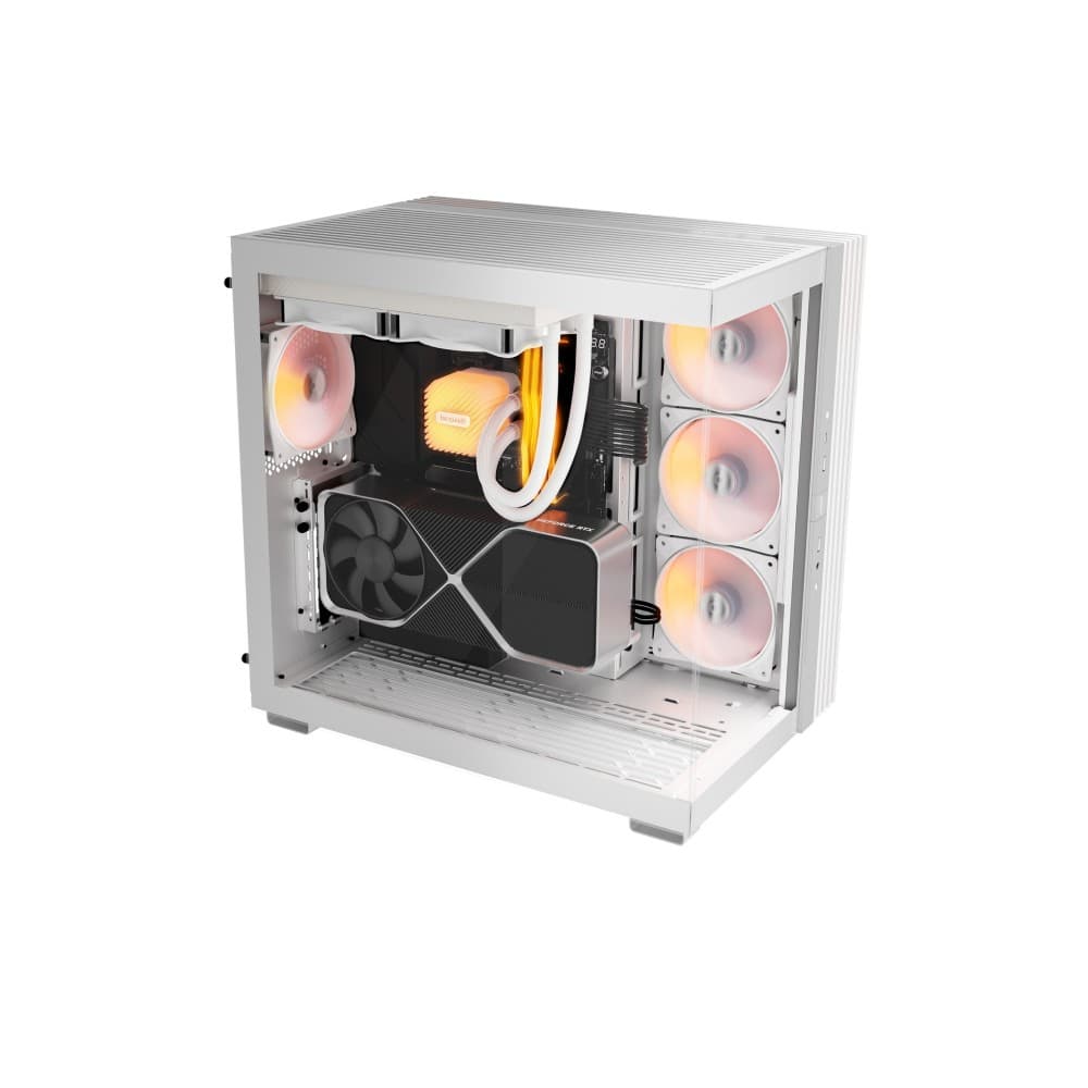 Be Quiet Light Base 600 LX White ATX Midi Tower ARGB Tempered Glass White PC Case - Image 3