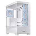 ASUS A31 PLUS TG ARGB Tempered Glass Mid Tower ATX Gaming PC Case - White thumbnail 2