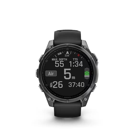 Garmin fēnix 8 AMOLED 47mm GPS Smartwatch - Slate Grey & Black - Image 3