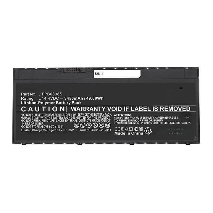 CoreParts Replacement Laptop Battery for Fujitsu LifeBook U757, 14.4V 3490mAh 50Wh