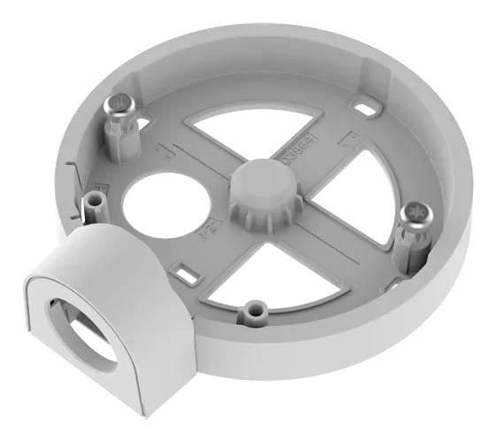 Axis T94B01P Conduit Back Box for M30 Series Dome Cameras, White - Image 1