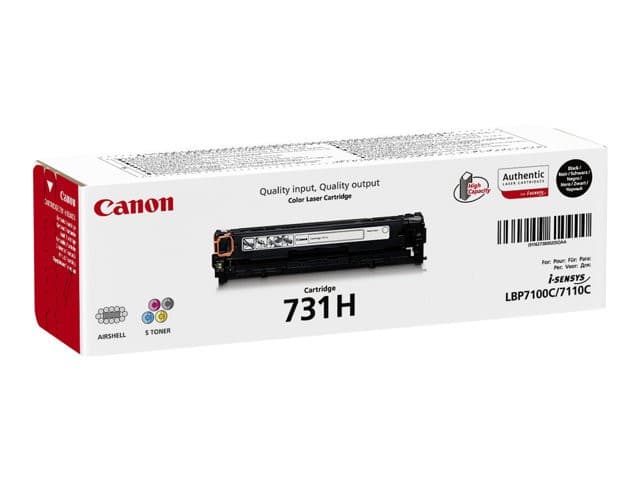 Canon 731 Original Toner Cartridge for i-SENSYS LBP7100Cn/LBP7110Cw - Black, High Capacity