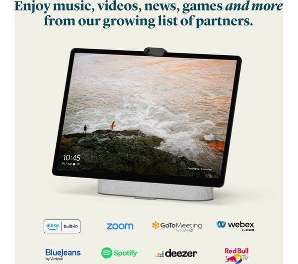 Meta Portal+ (2021) 14-inch Smart Video Calling Display with Alexa - Grey - Image 2