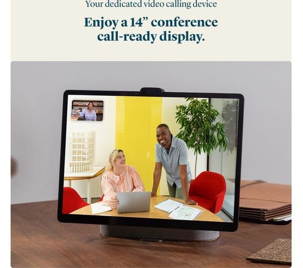 Meta Portal+ (2021) 14-inch Smart Video Calling Display with Alexa - Grey - Image 4
