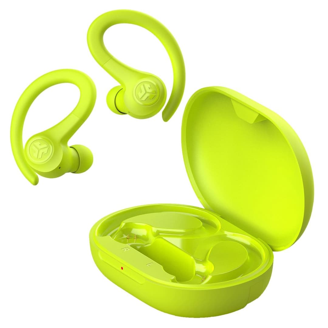 JLab GO Air Sport True Wireless Earbuds - Neon Yellow - Image 1