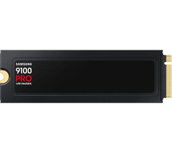 Samsung 9100 PRO PCIe 5.0 NVMe M.2 Internal SSD with Heatsink - 1TB - Image 1