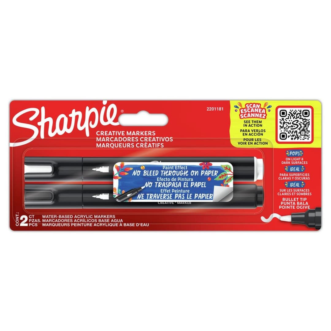 Sharpie Bullet Tip Creative Markers - 2 Pack - Image 1
