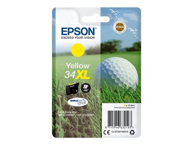 EPSON Golf Ball 34 Yellow Ink Cartridge - Image 2
