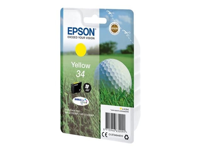 EPSON Golf Ball 34 Yellow Ink Cartridge - Image 3