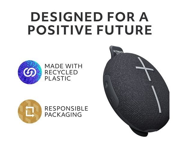 Ultimate Ears MINIROLL Portable Bluetooth Speaker IP67 - Black - Image 8