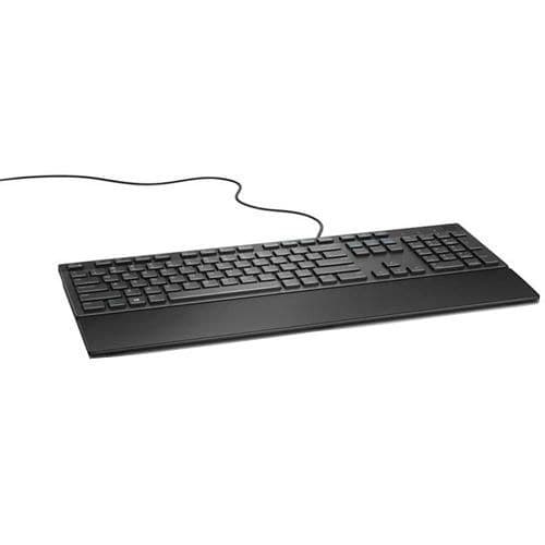 Dell KB216 Multimedia Wired USB Keyboard Black - Belgian AZERTY - Image 1
