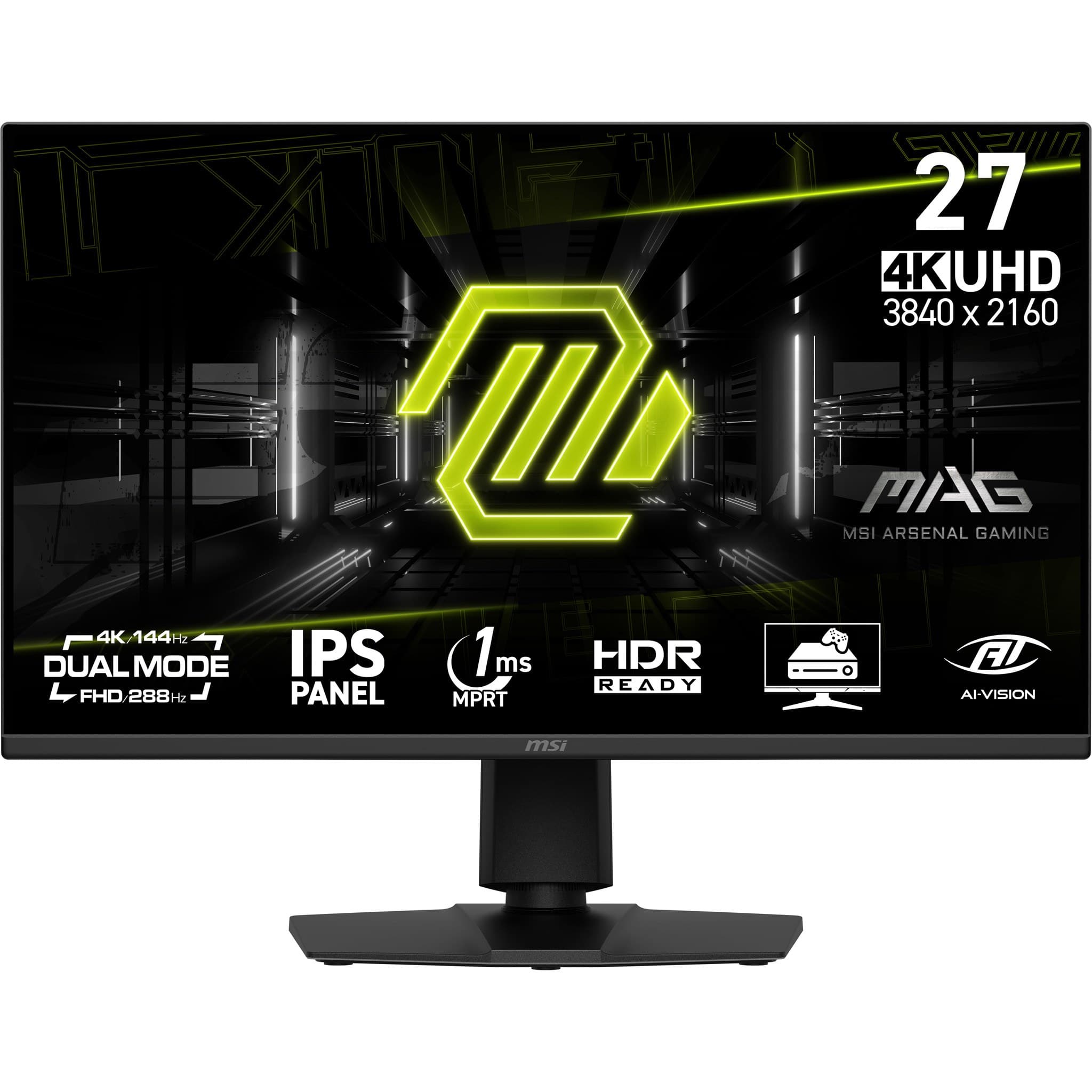 MSI MAG 275UPD E14 27" 4K UHD 144Hz Gaming Monitor - Black
