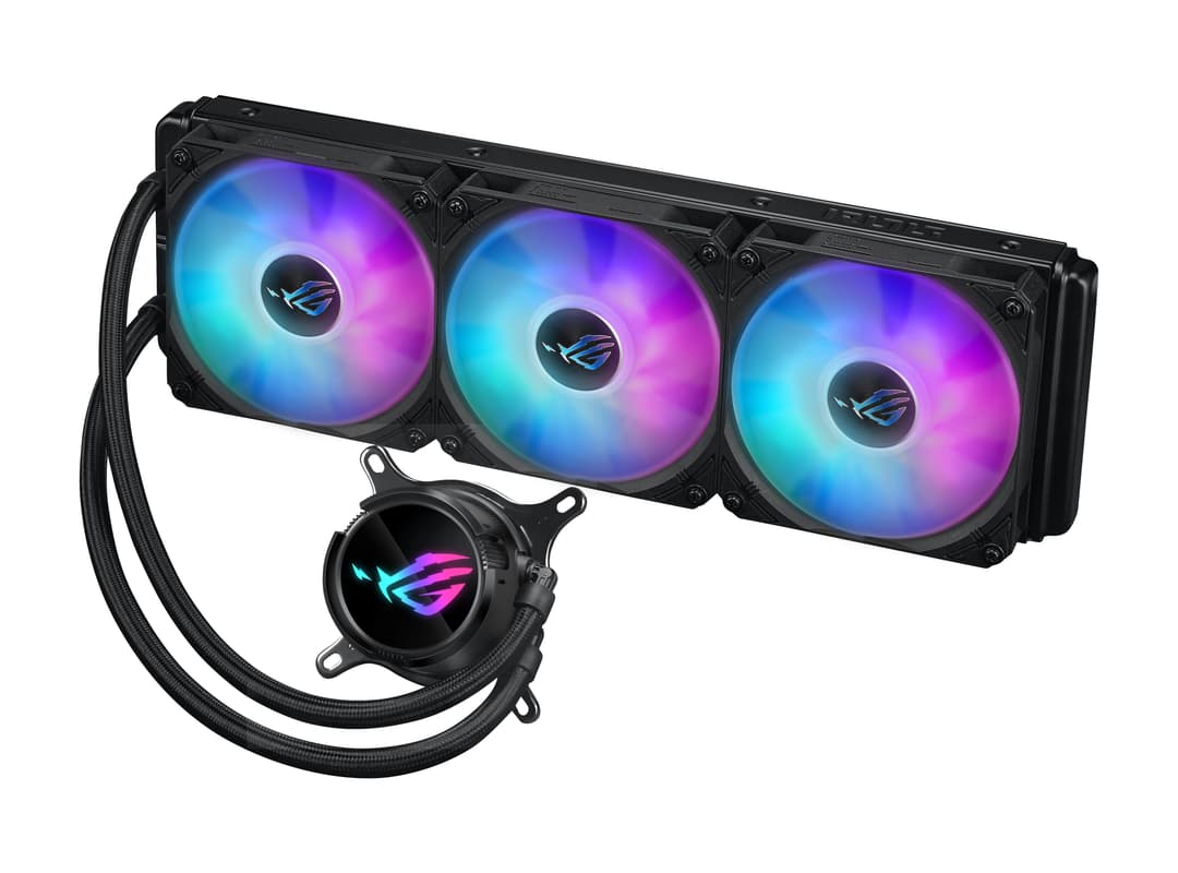 ASUS ROG Strix LC III 360 ARGB Intel/AMD AIO Liquid CPU Cooler - Black - Image 1