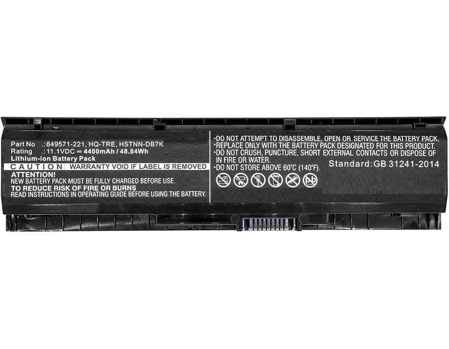 CoreParts MBXHP-BA0077 Replacement Laptop Battery for HP 17-ab000 Series, 11.1V 4400mAh 48.84Wh Li-ion, Black - Image 1