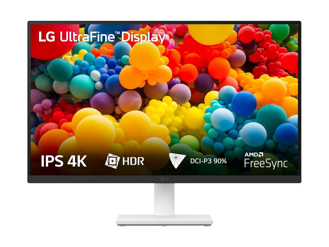 LG 27US500-W 27 Inch 4K UHD IPS Monitor - White - Image 1