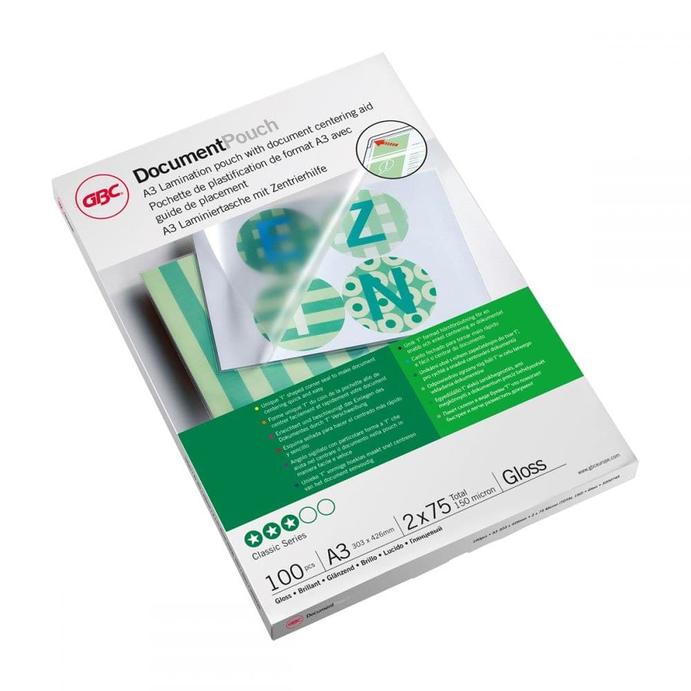 GBC 3200746 A3 Laminating Pouches